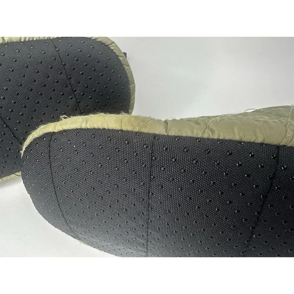 LL Bean Men's Sz XL 12-13 Quilted Slippers Insulated Booties Travel Camping